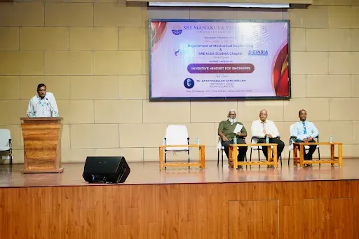 Guest Lecture on inventive mindset for engineers at SMVEC