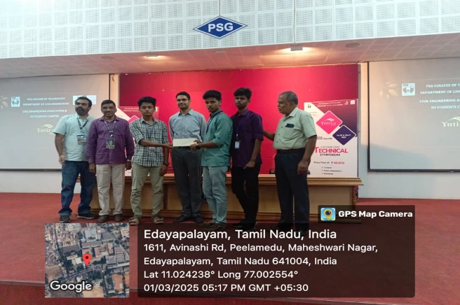 Yutira winners are getting awarded.