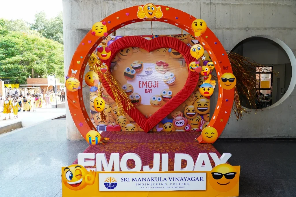 Emoji day entry decoration.