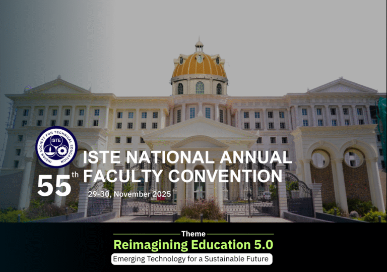 Smvec Poster ISTE National Annual Faculty Convention β 55th Edition - Sri Manakula ...
