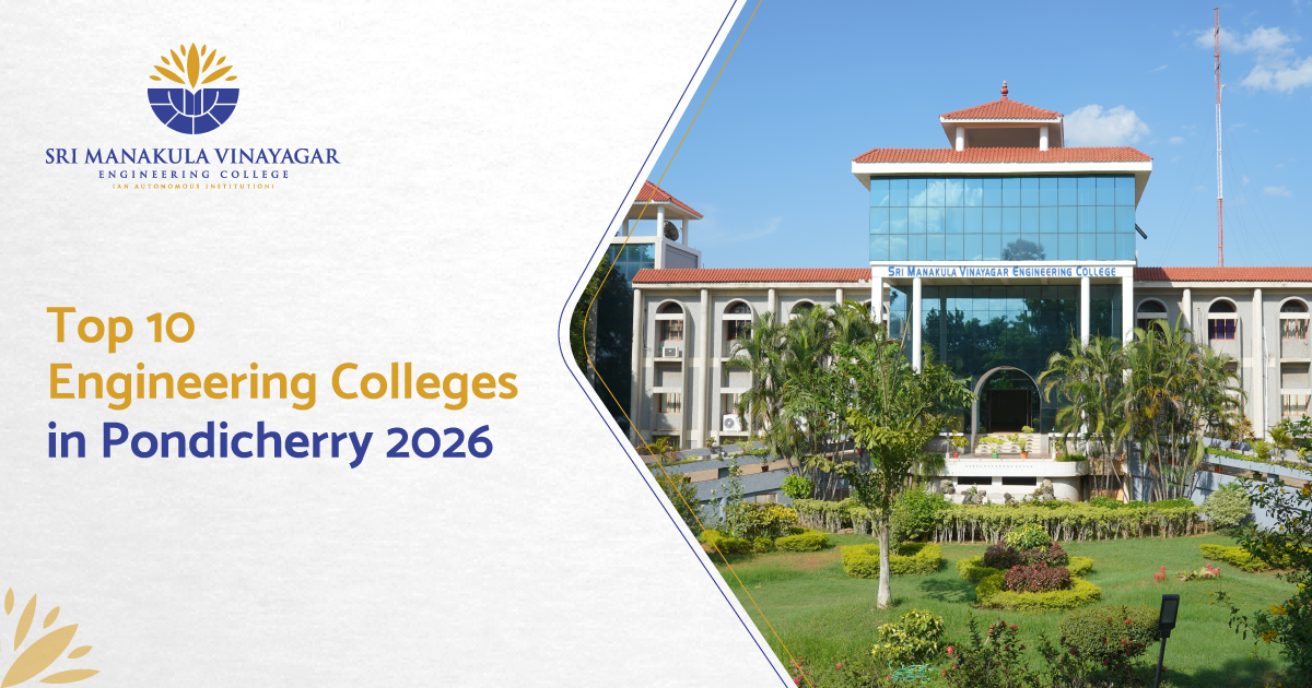 Engineering college campus in Pondicherry to support learning and development.