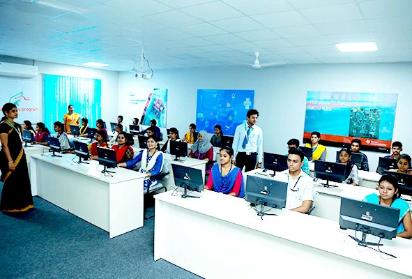 Students are getting trained practically at all levels for better careers.